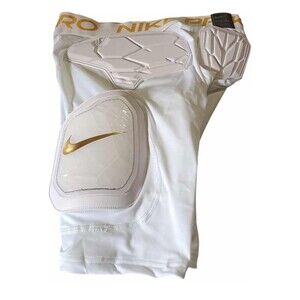Nike Pro Hyperstrong Padded White Gold Football Shorts Mens Sizes AQ2732-101 XXL
